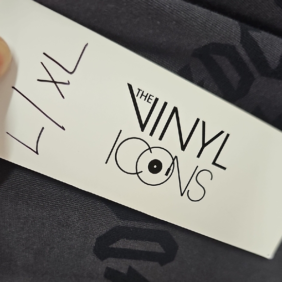 AC/DC Black Short Sleeve Tee with Tonal Logo Design - Picture 3 of 4